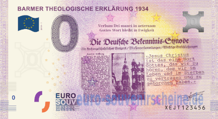 XEJT-2019-1 BARMER THEOLOGISCHE ERKLÄRUNG 1934 