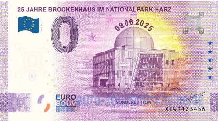XEWR-2025-3 25 JAHRE BROCKENHAUS IM NATIONALPARK HARZ 