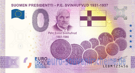 LEBM-2021-3 SUOMEN PRESIDENTTI - P.E. SVINHUFVUD 1931-1937 