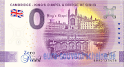 CAMBRIDGE - KING'S CHAPEL AND BRIDGE OF SIGHS