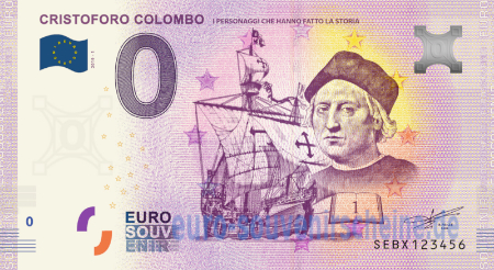 SEBX-2019-1 CRISTOFORO COLOMBO I PERSONAGGI CHE HANNO FATTO LA STORIA N°1