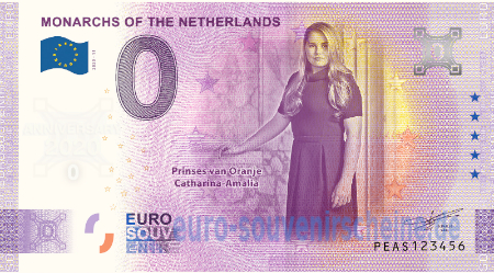 PEAS-2020-11 MONARCHS OF THE NETHERLANDS PRINSES AMALIA