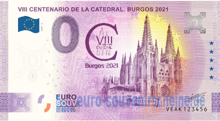 VEAK-2021-3 VIII CENTENARIO DE LA CATEDRAL. BURGOS 2021 